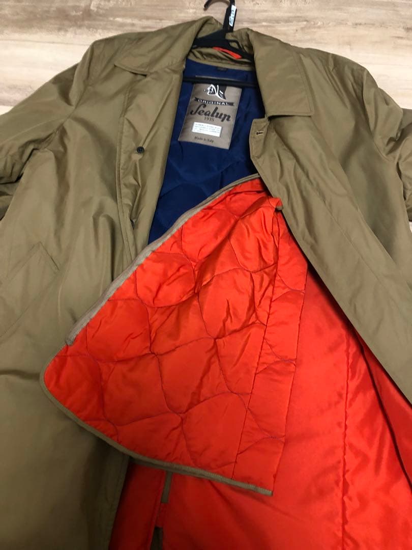 ヤ*カ様 Sealup ブラウン ロング　コート　ベスト　48 ポリエステル