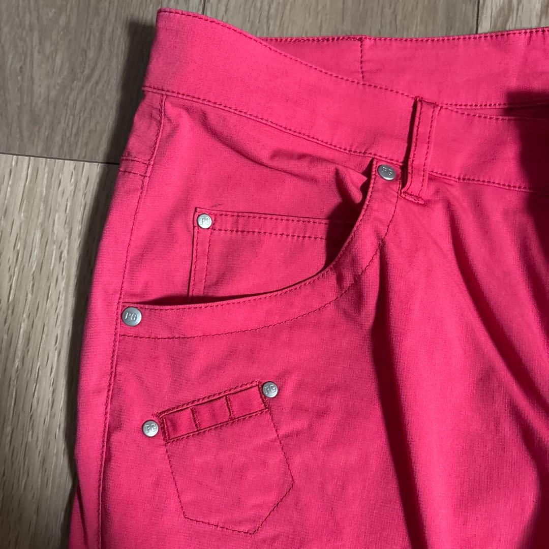 【美品】パーリーゲイツ 赤色 メンズパンツ