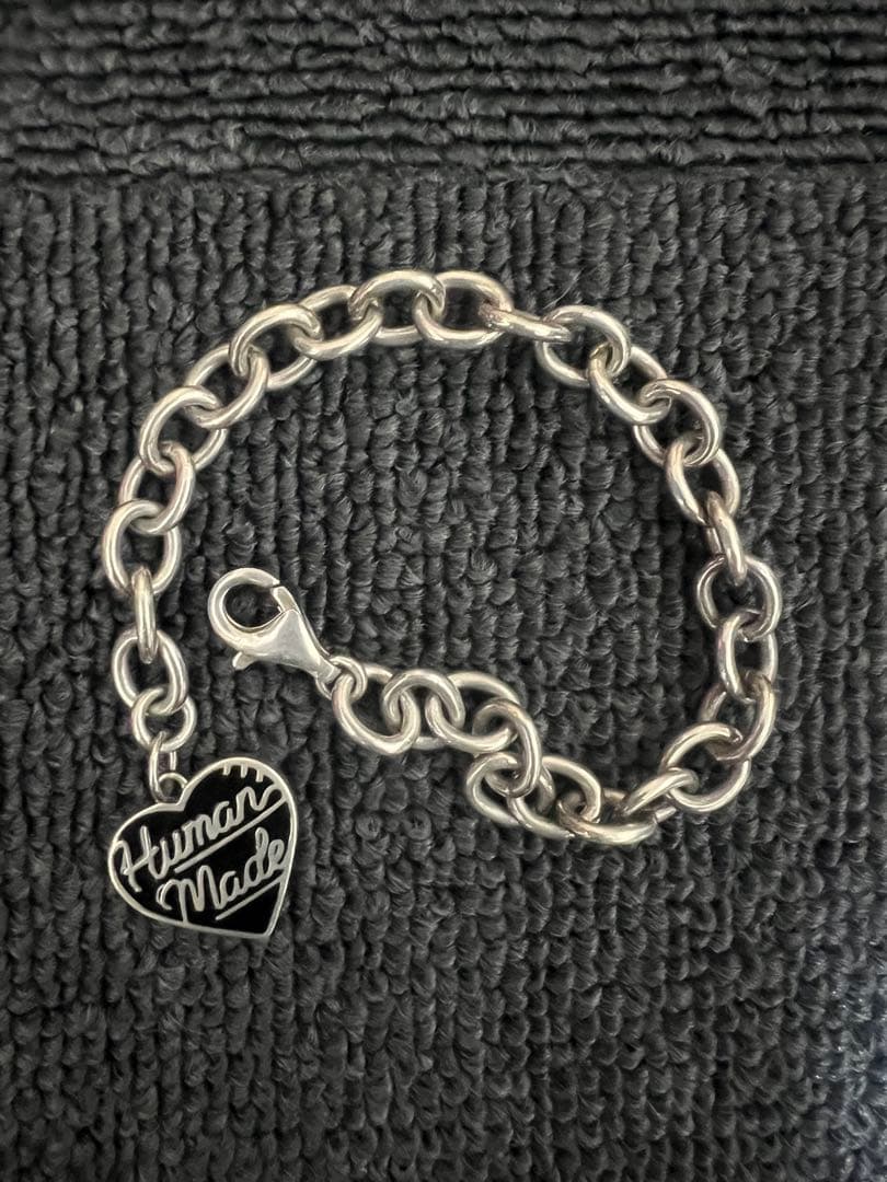 Human Made ハートシルバーブレスレット