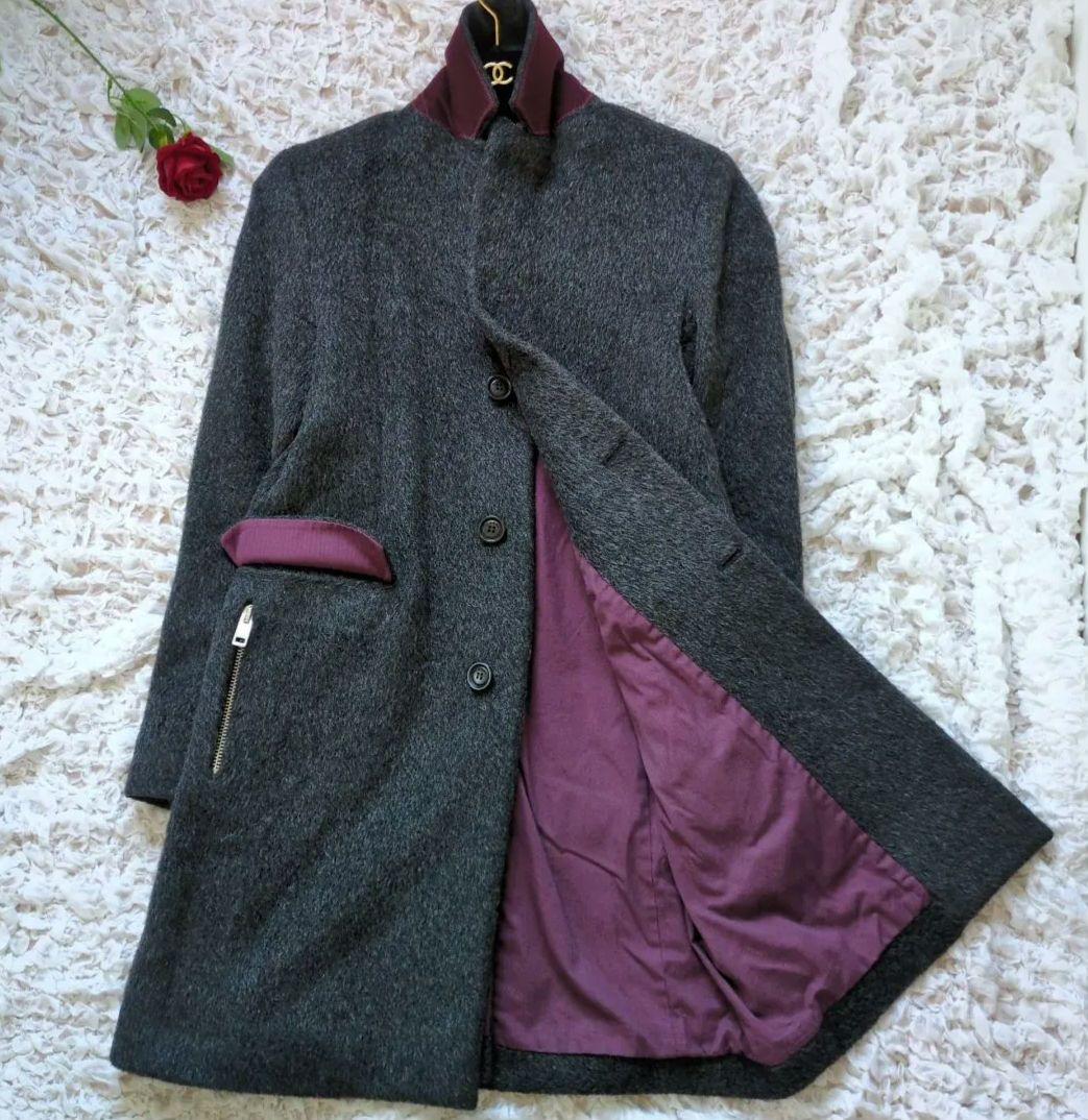【美品】DESEL ディーゼル モヘア混 ウールチェスターコート M