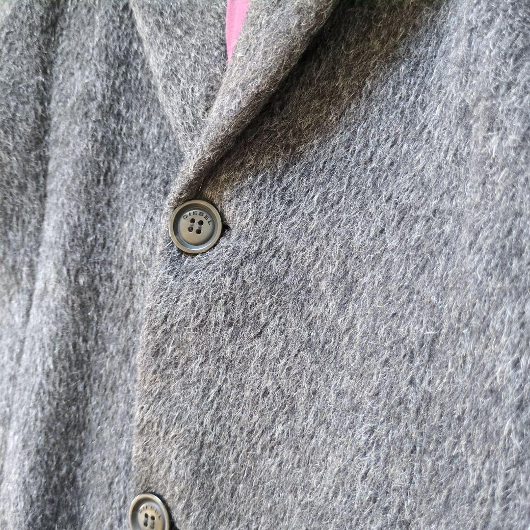 【美品】DESEL ディーゼル モヘア混 ウールチェスターコート M
