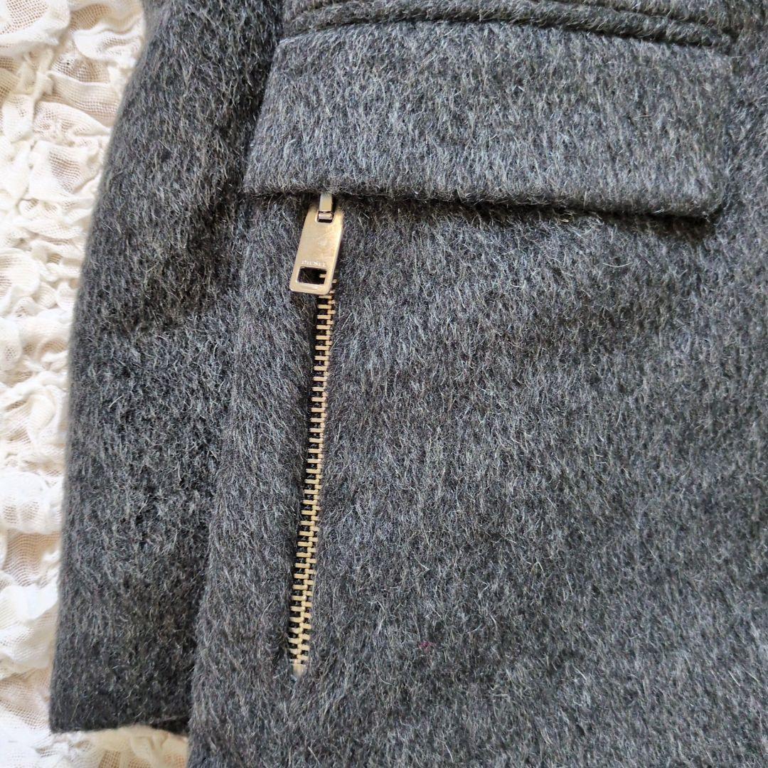 【美品】DESEL ディーゼル モヘア混 ウールチェスターコート M