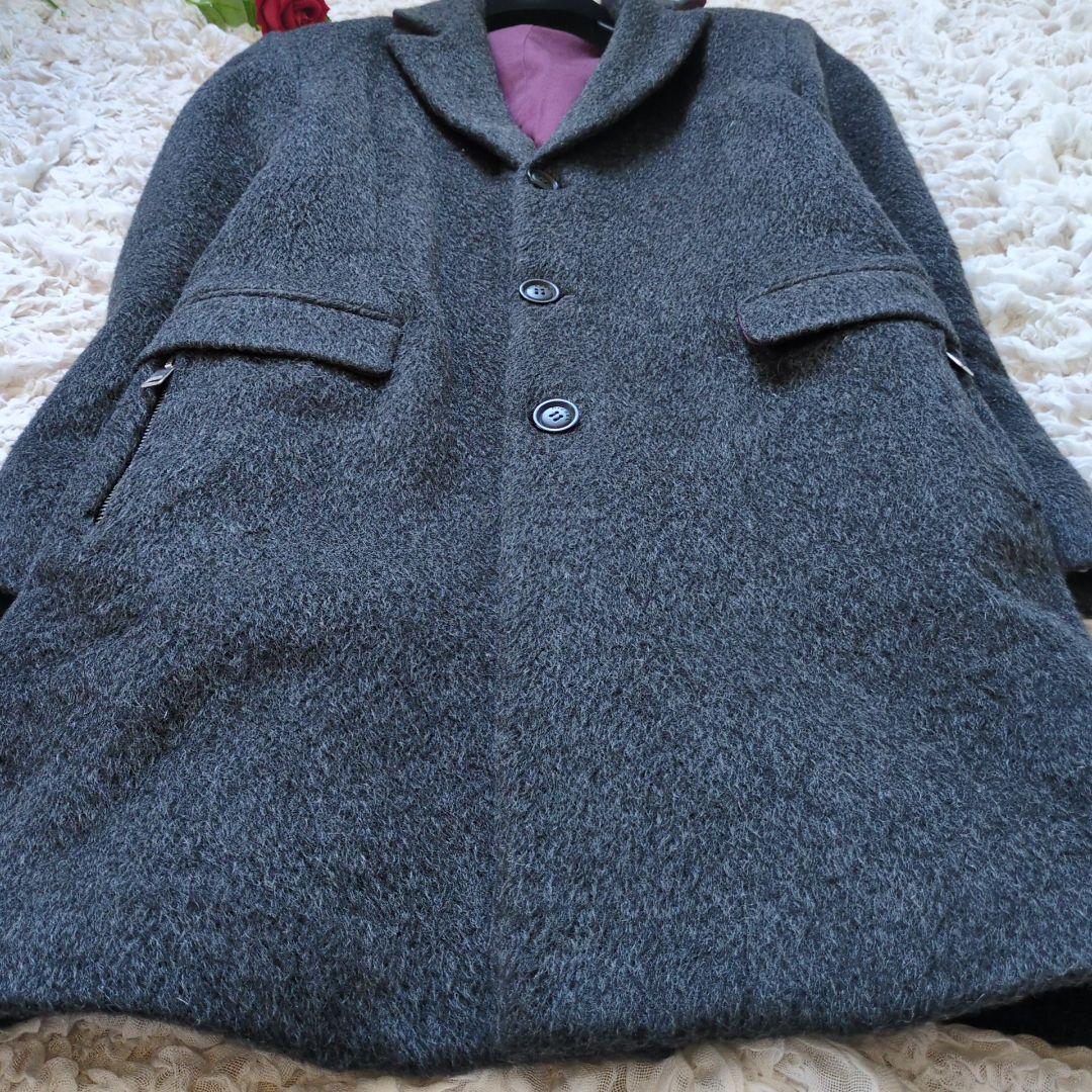 【美品】DESEL ディーゼル モヘア混 ウールチェスターコート M