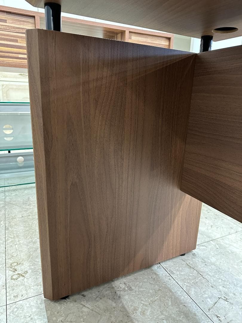 ニトリ　L字デスク　システムデスク　ラボーロ140　RB004　ブラウン