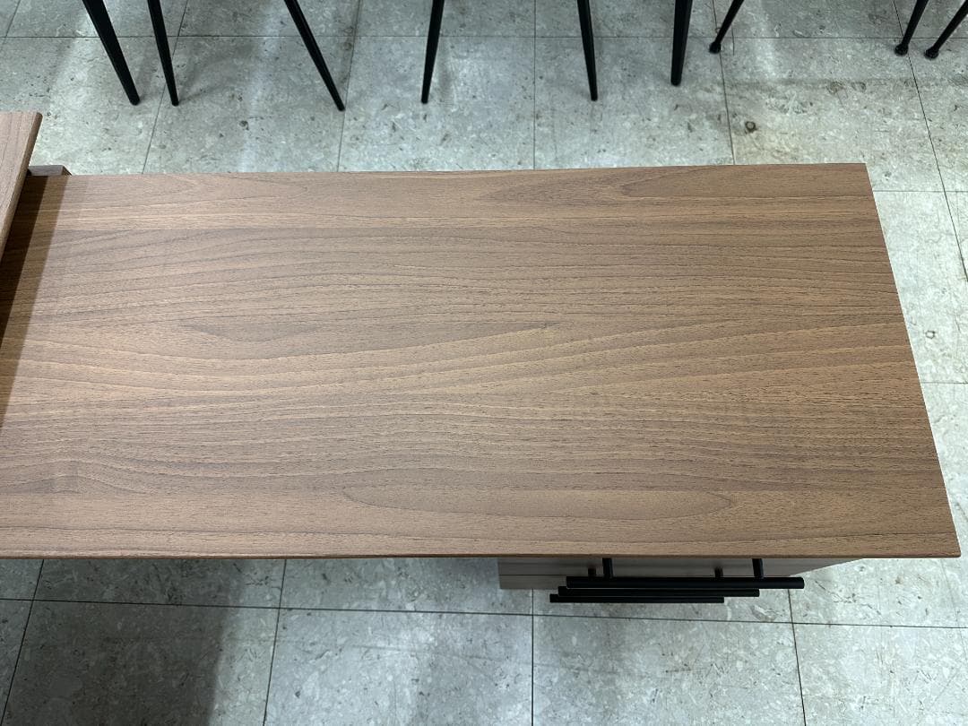 ニトリ　L字デスク　システムデスク　ラボーロ140　RB004　ブラウン