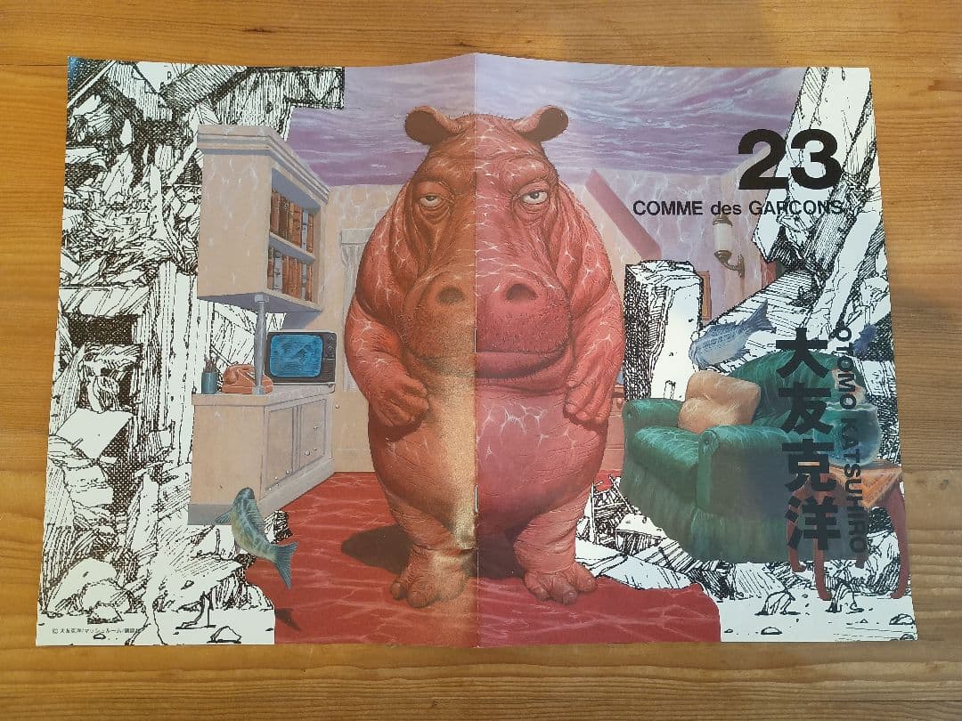 大友克洋 × コムデギャルソン コラボ フライヤー パンフレット DM 6冊
