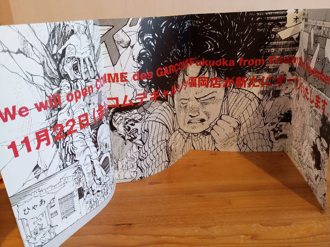 大友克洋 × コムデギャルソン コラボ フライヤー パンフレット DM 6冊