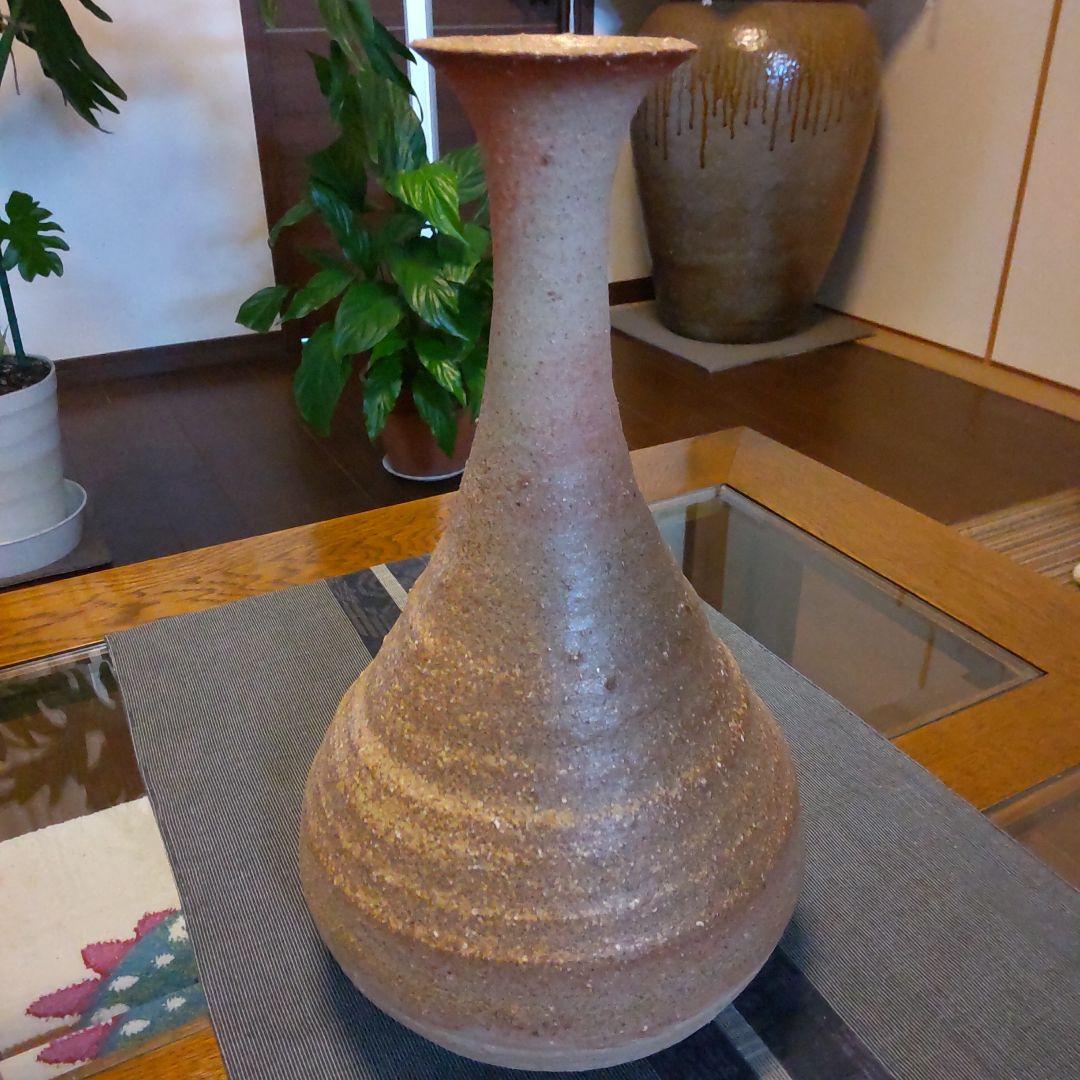 美しい　鶴くび　53　備前焼