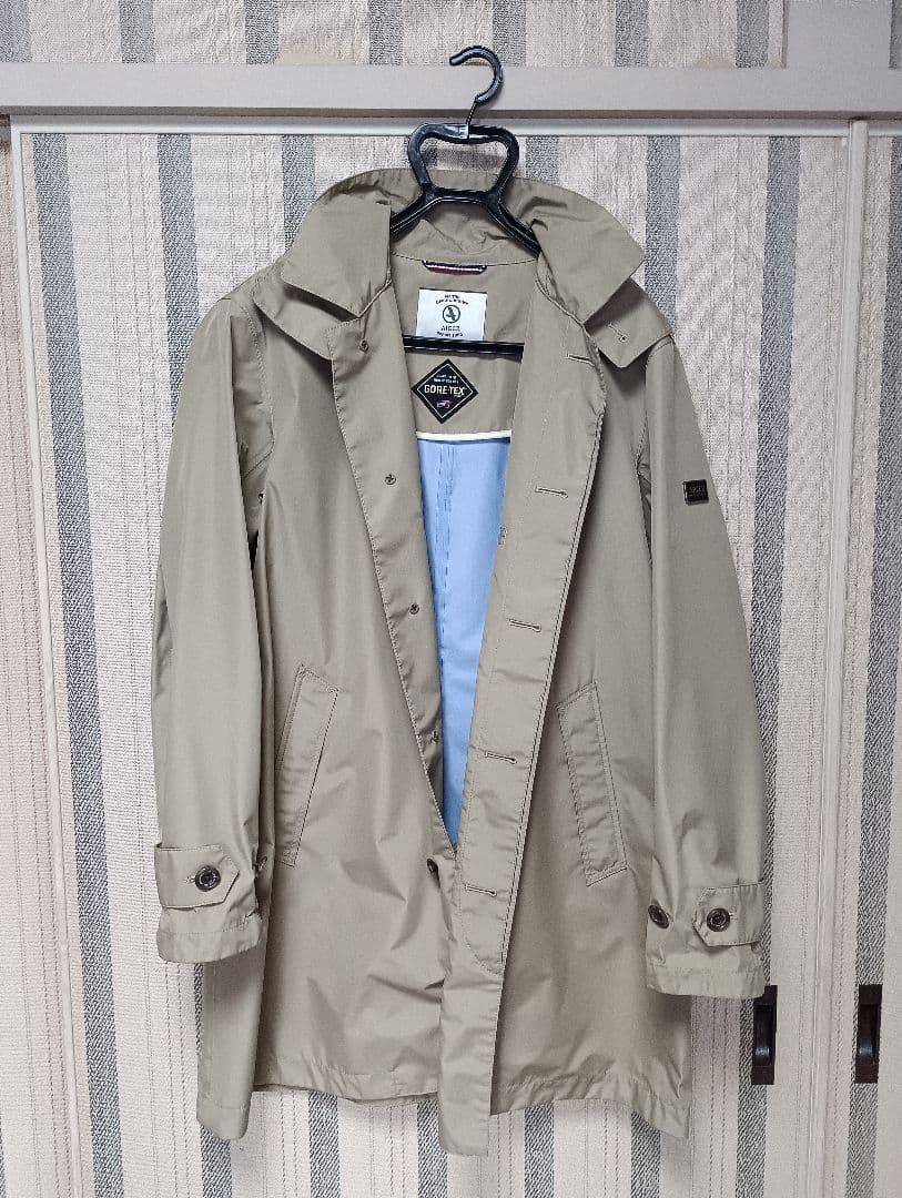 AIGLE GORE-TEX ステンカラーコート ベージュ