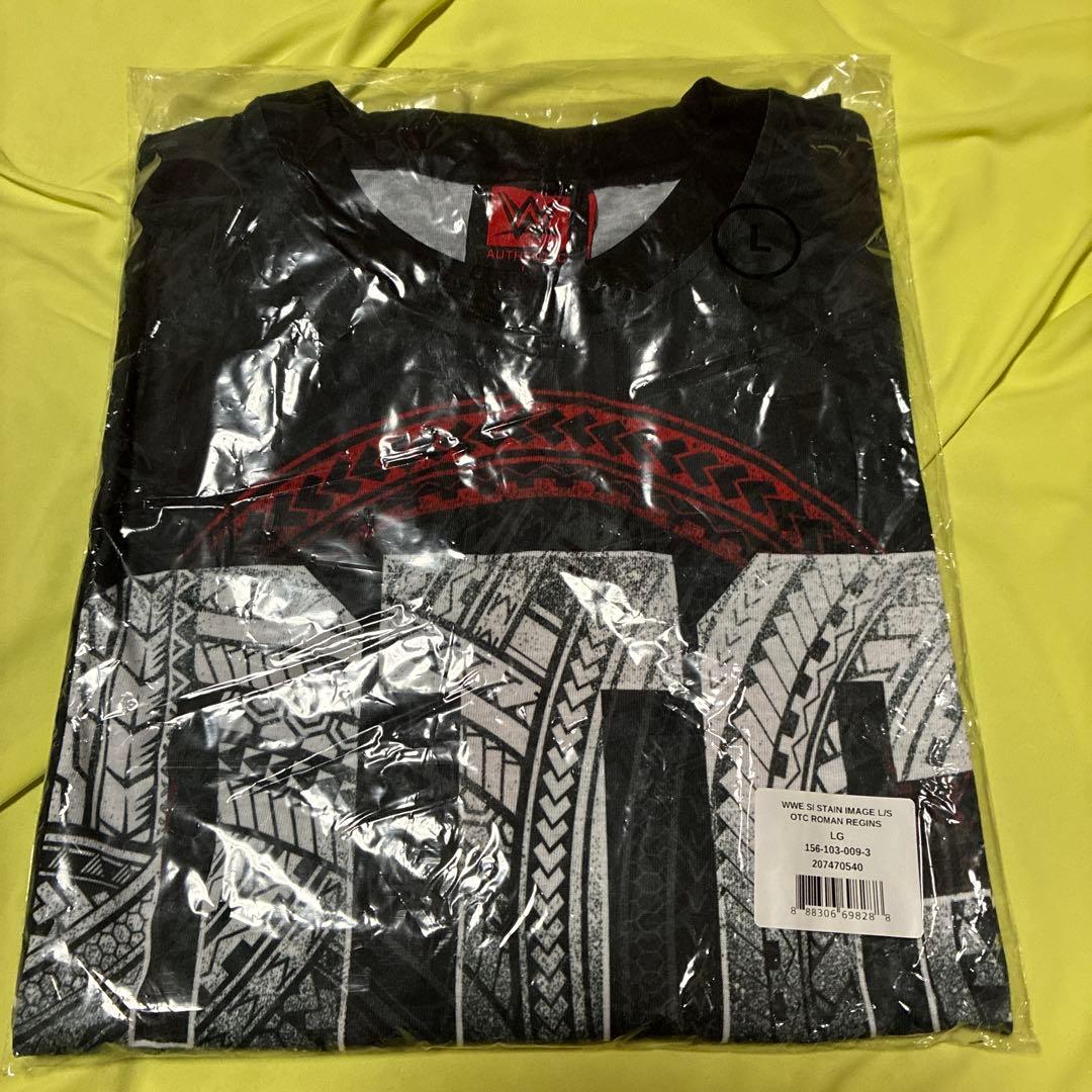 Lサイズ　WWE プロレス　Tシャツ　ロンT 長袖 ローマン　レインズ　OTC