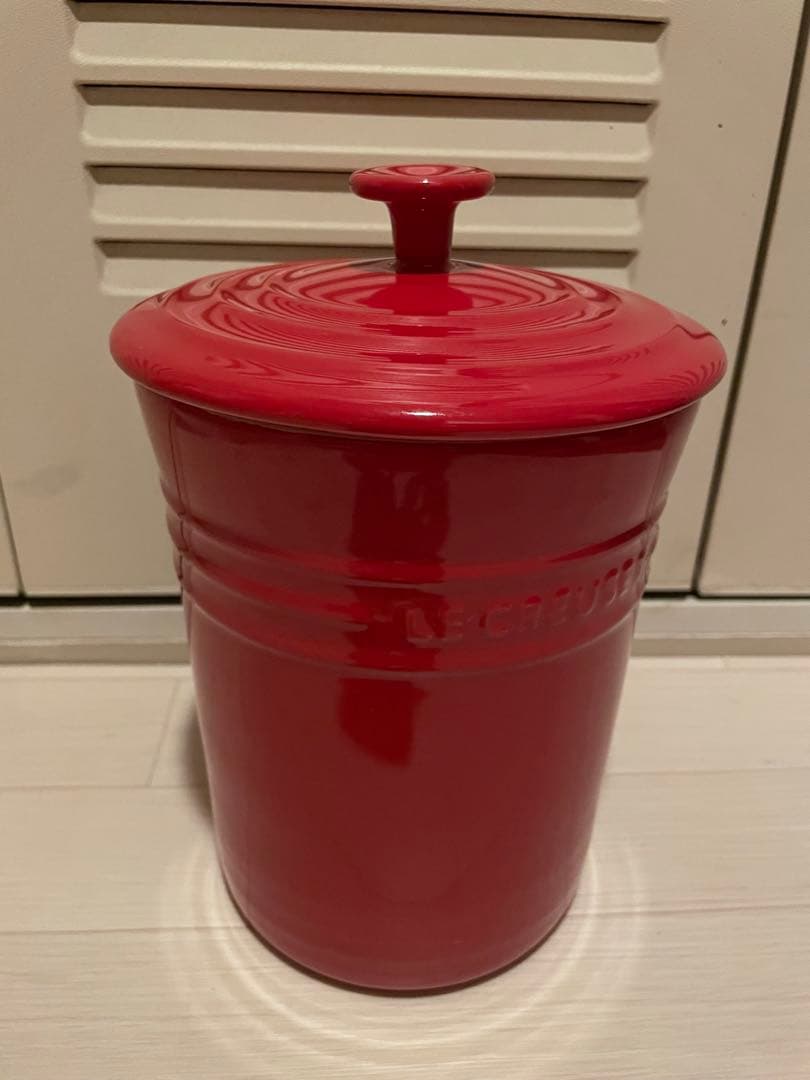 ル・ クルーゼ キャニスター フードストッカー レッド 特大