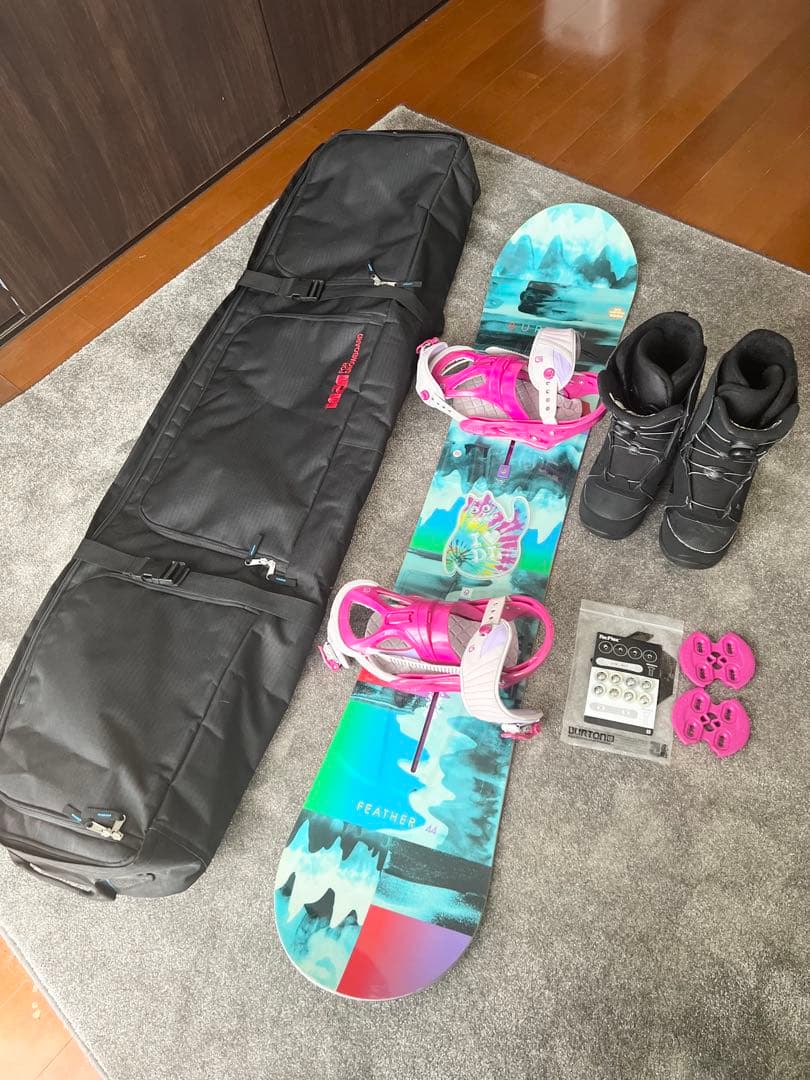 BURTON FEATHER 144 ブーツ 25cm　スノーボード　セット