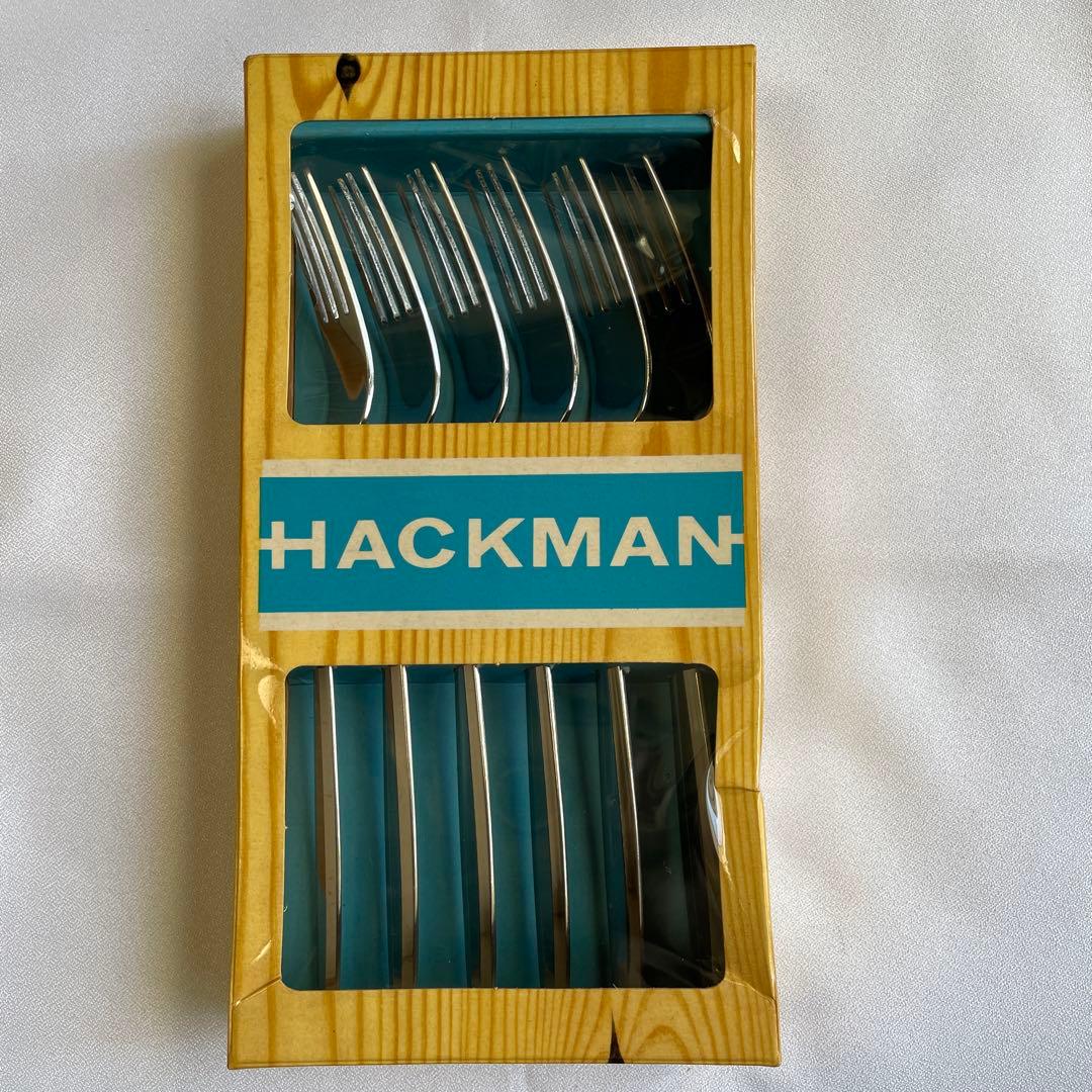 未使用　HACKMAN ハックマン フォーク　箱入6本　長さ20cm