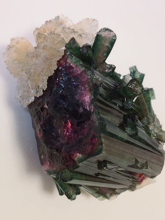 ♡フラワーアメジストとパワーストーン原石置物♡ No.876