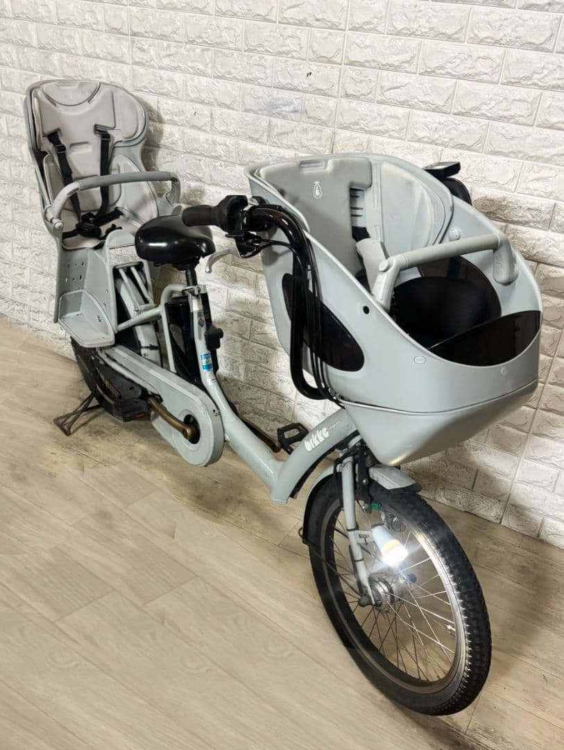 ✨美品✨室内保管✨純正チャイルドシート✨ブリヂストンビッケポーラ子供乗電動自転車