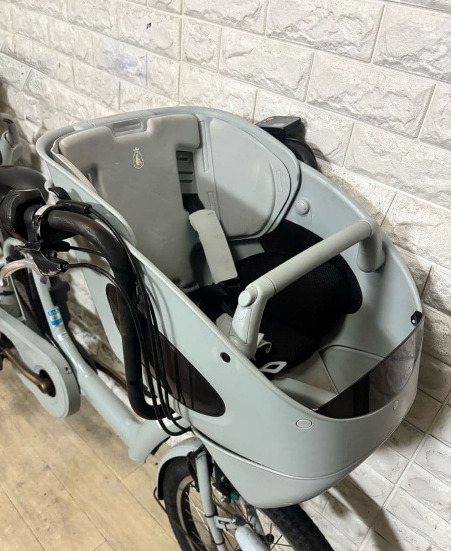 ✨美品✨室内保管✨純正チャイルドシート✨ブリヂストンビッケポーラ子供乗電動自転車