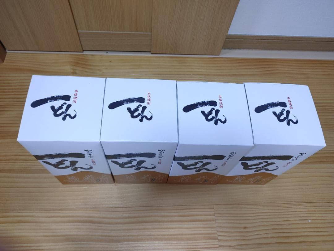 限定焼酎　一どん　25度　4本　かめ仕込み プレミア焼酎 芋焼酎　杜氏の里　笠沙