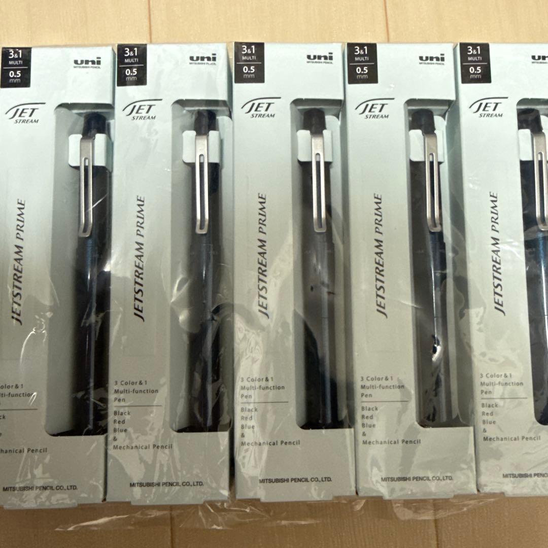 新品ジェットストリーム プライム 多機能ペン 3＆1　0.5mm　5本セット