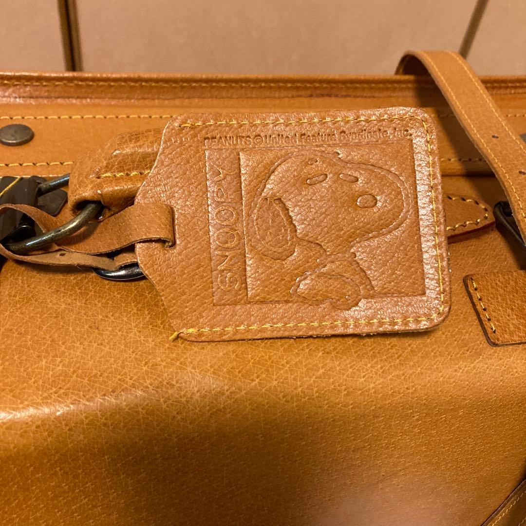 【未使用品】　非売品　スヌーピーレザートランク