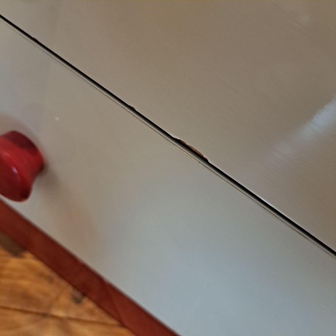 大幅値下げ　スペースエイジ　レトロ チェスト 赤　白