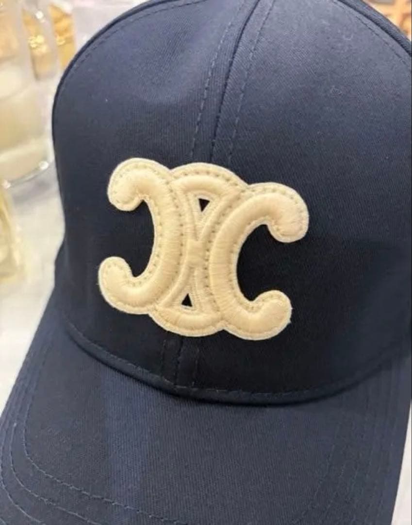 CELINE セリーヌ トリオンフロゴキャップ 「未使用・新品」