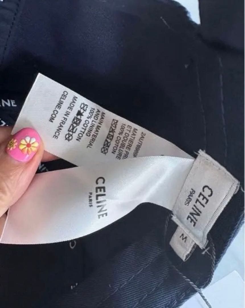 CELINE セリーヌ トリオンフロゴキャップ 「未使用・新品」