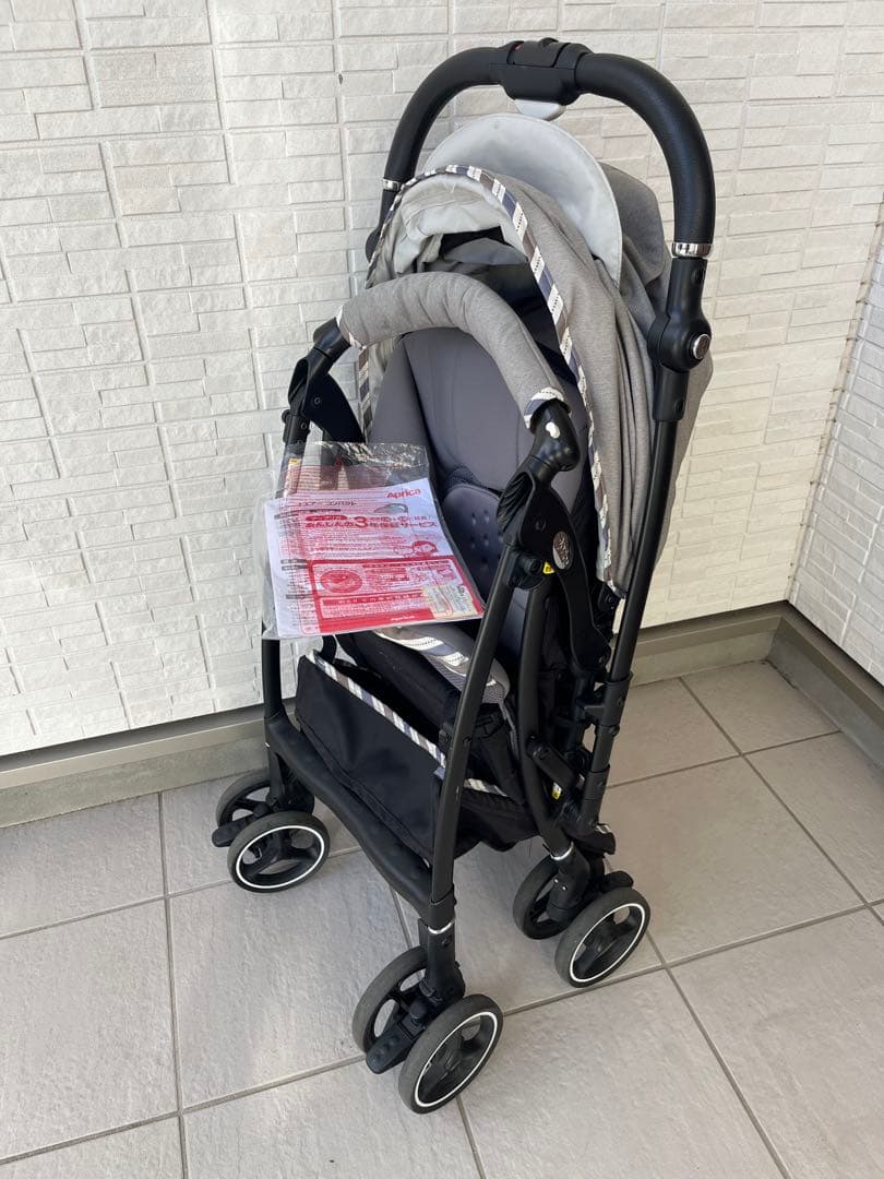 【美品】Aprica ラクーナエアー　コンパクト　ベビーカー