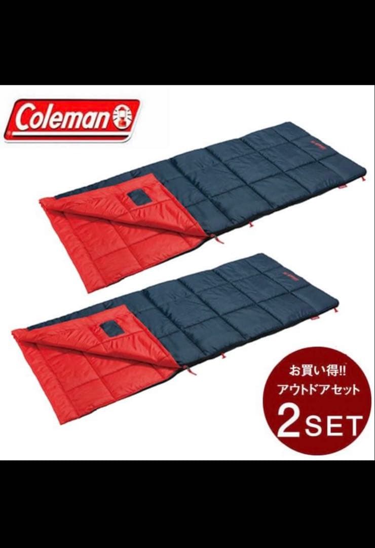 【美品】Coleman パフォーマーIII/C5 寝袋 2セット