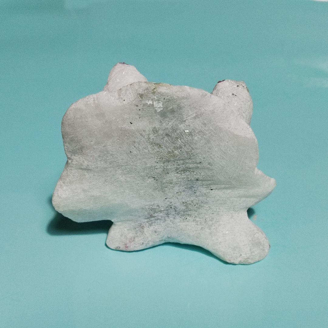 パワーストーン　天然石　大理石中のスピネル　原石　317g　No.33