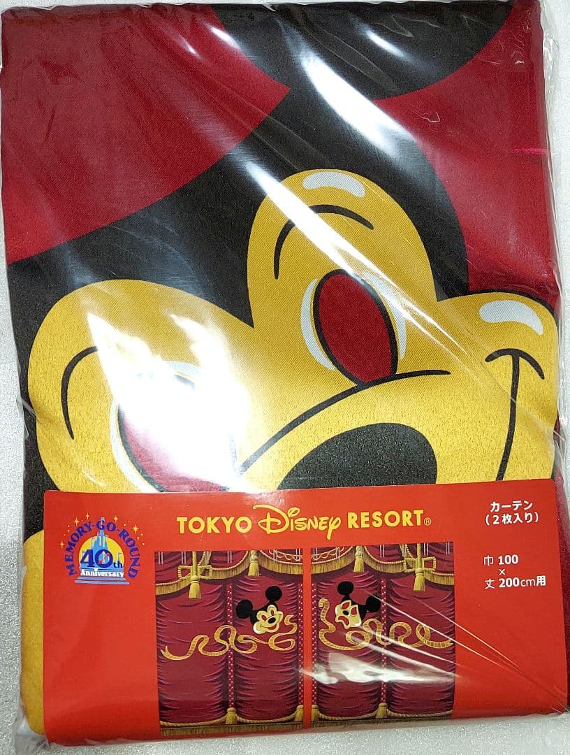 ミッキーマウスレビューカーテン