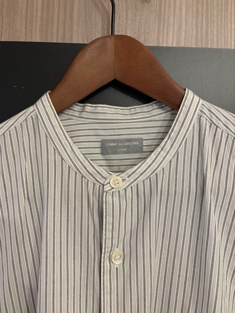 COMME des GARCONS HOMME バンドカラーシャツ