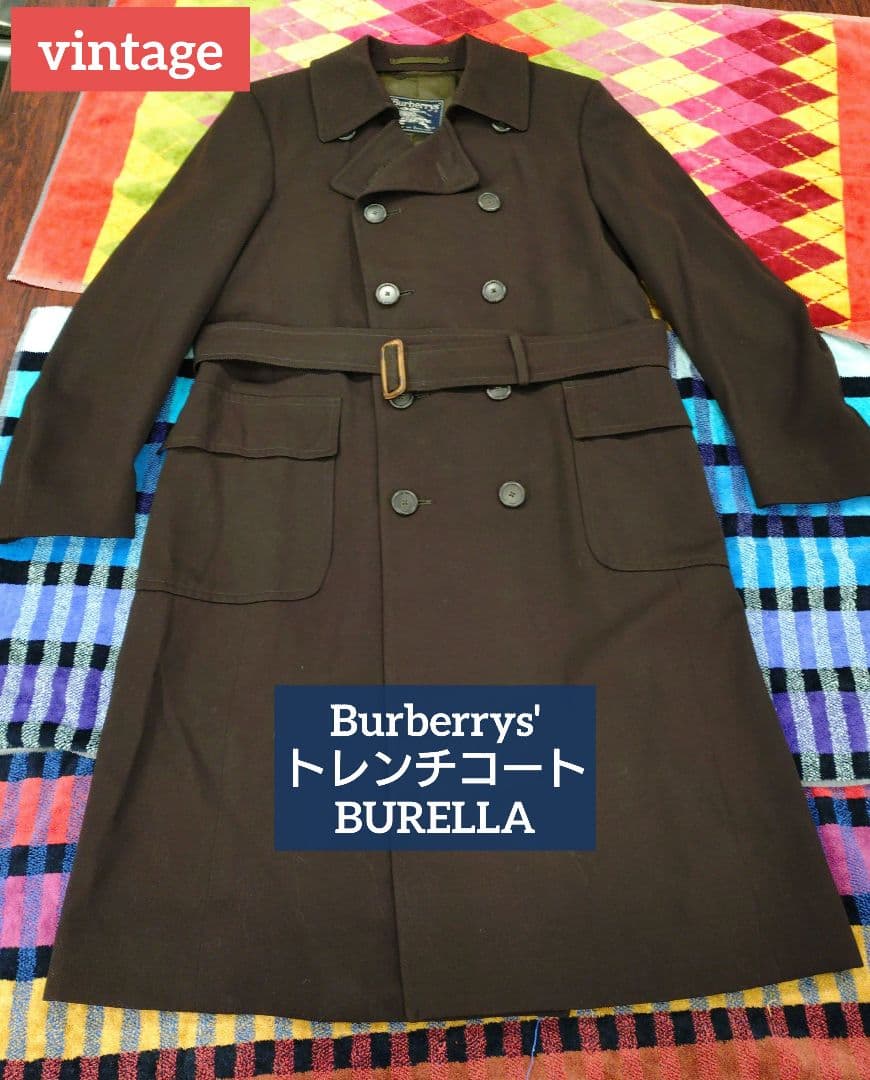 バーバリーBurberrys 【BURELLA】 　トレンチコート　英国製