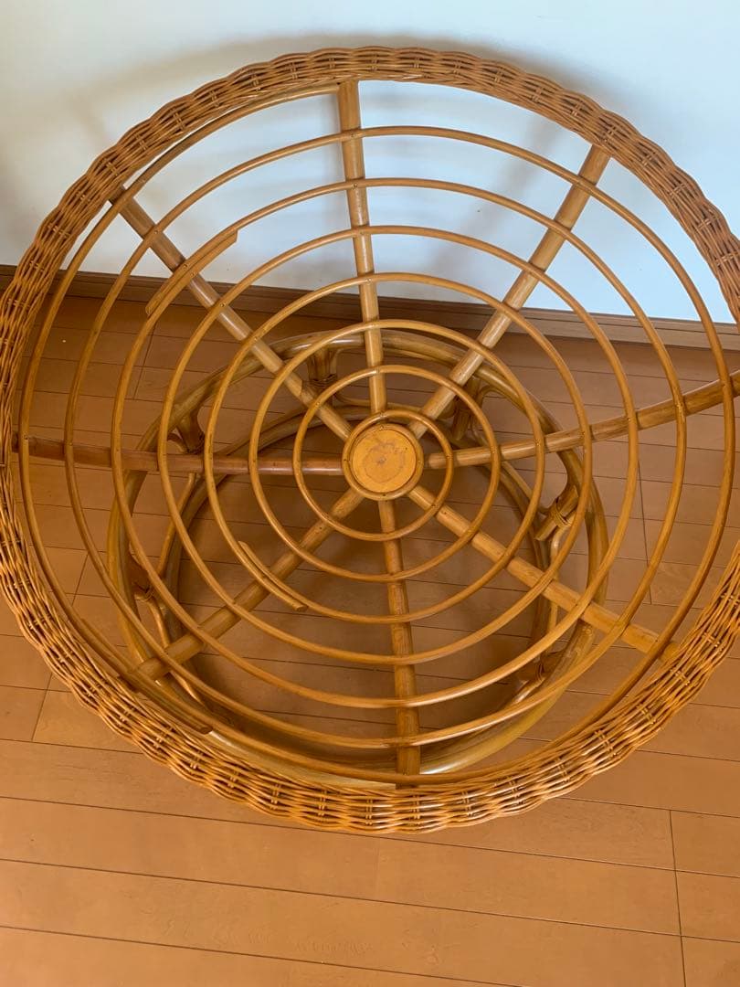 Nissen 籐ラタンフレーム　リラックスチェア