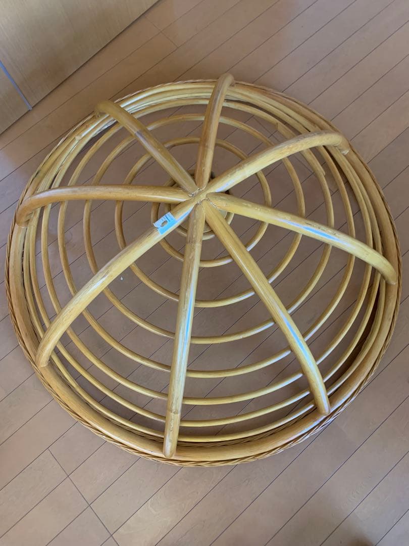 Nissen 籐ラタンフレーム　リラックスチェア