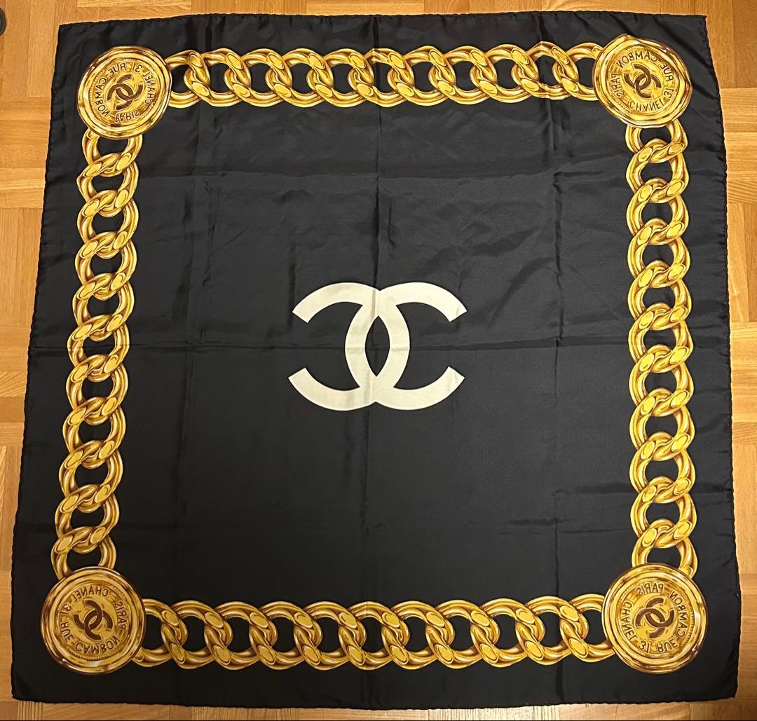 CHANEL 大判 スカーフ
