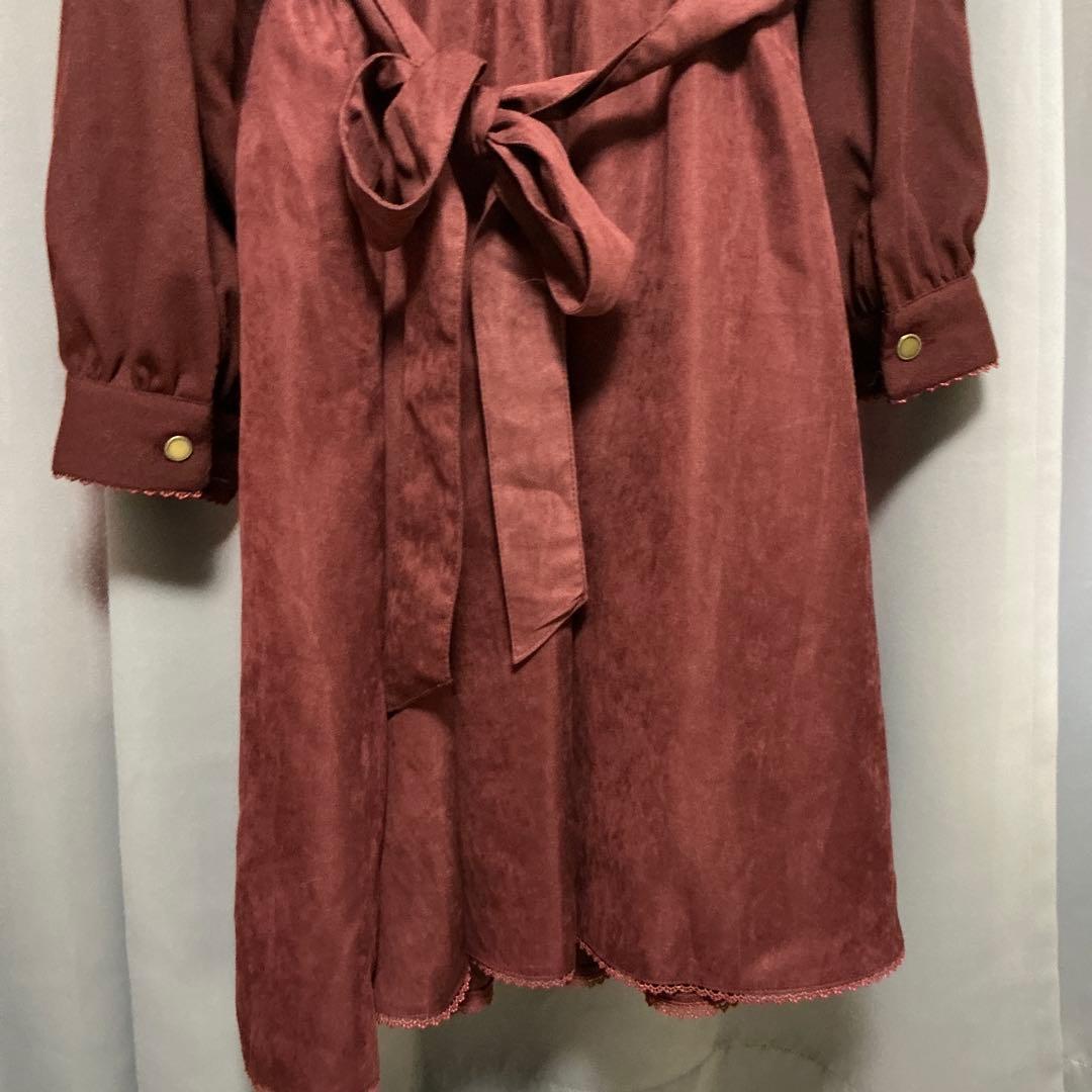 クラロリくる実 ノエル・ド・メモワール ワンピース 4L しまむら　ワインレッド