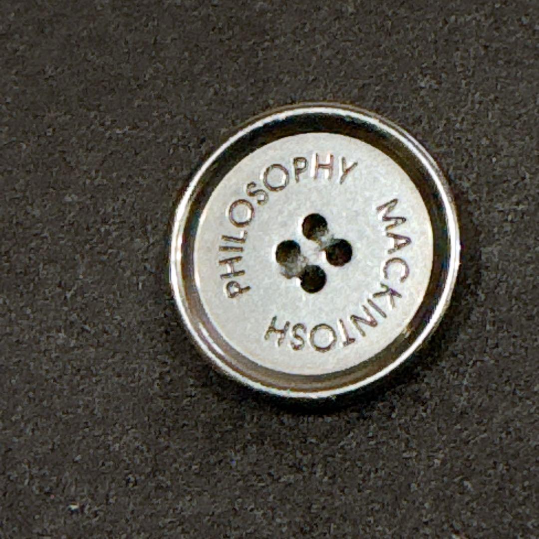 ほぼ未使用✨　マッキントッシュ　ステンカラーコート　ウール　カシミヤ　ネイビー