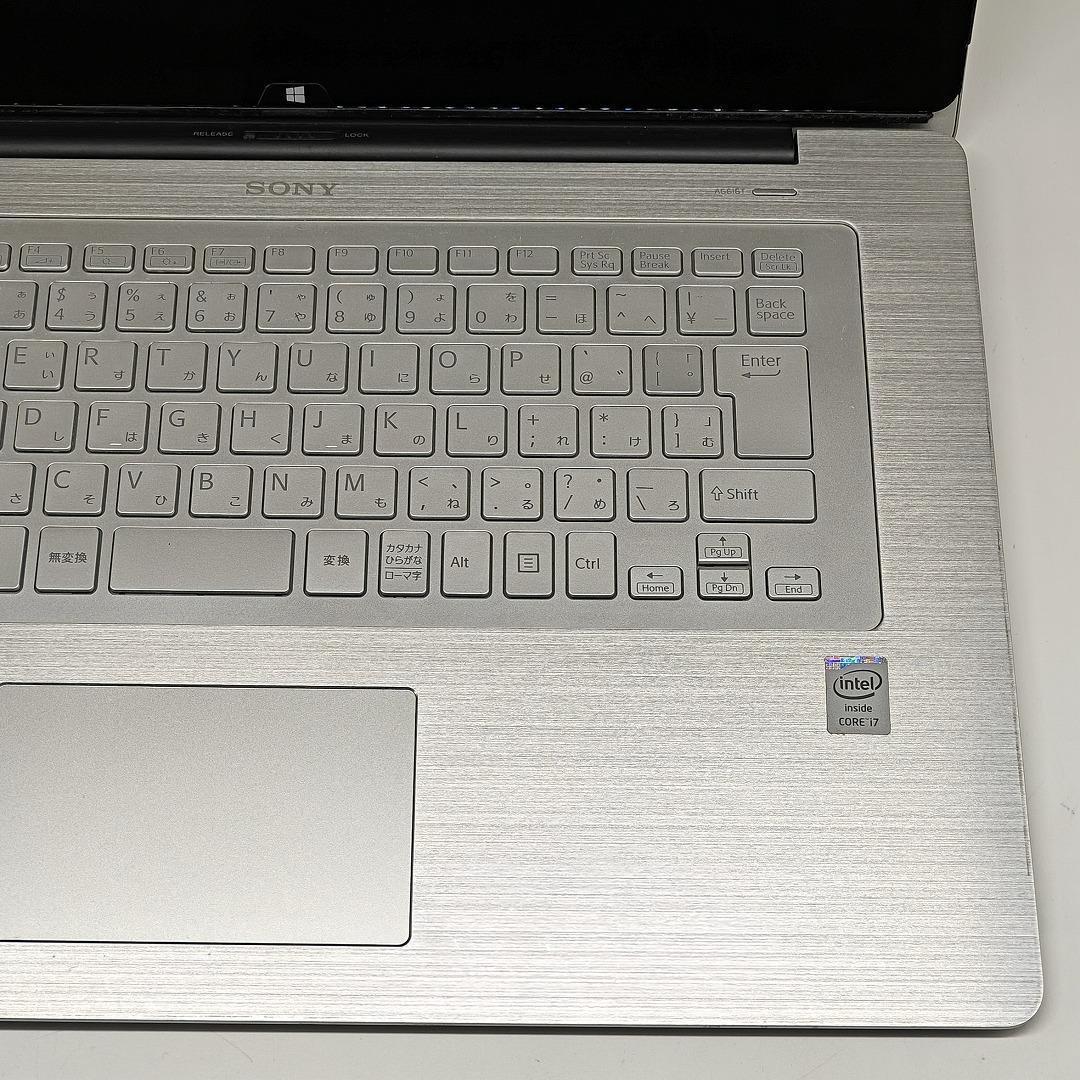 【VAIO】SVF 高速i7 新品SSD512GB 16GB シルバーノートPC
