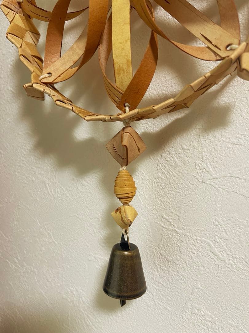 ロシアSvetlana作　白樺オーナメント　鈴付き