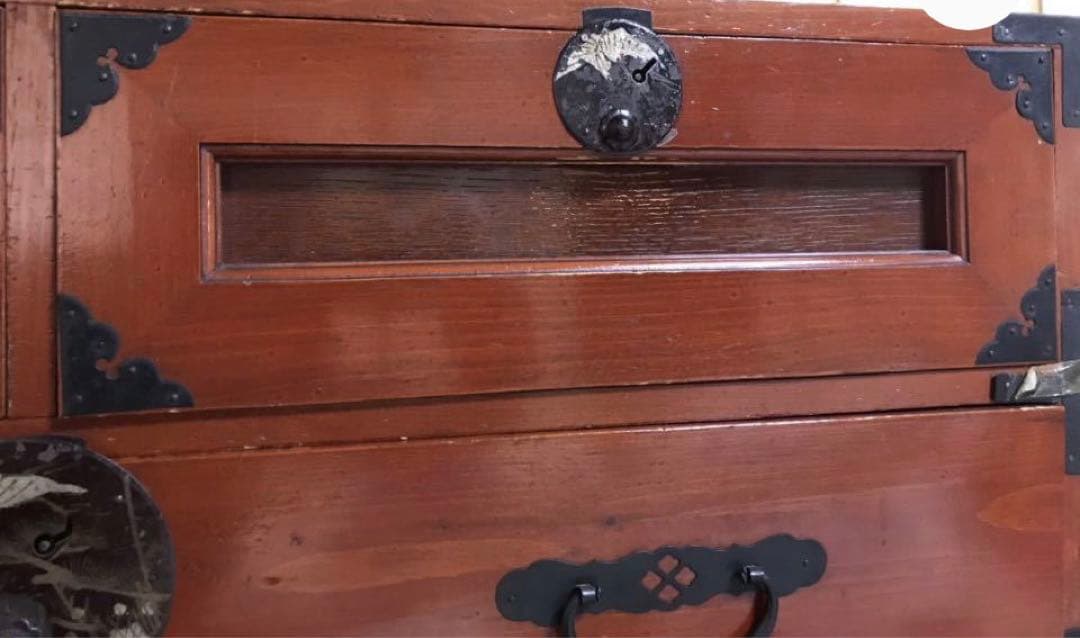 箪笥★アンティーク ヴィンテージ★鍵あり★昭和初期★レトロ