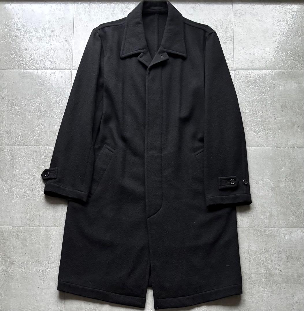 COMME des GARCONS HOMMEロングコート　ブラック　ウール　M