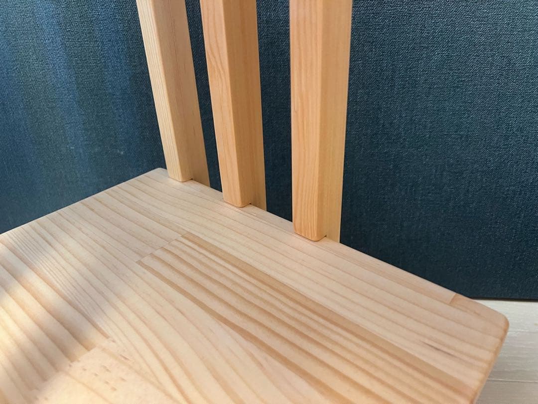 【送料無料】 サイドテーブル 格子形 棚付 45cm30cm パイン ナチュラル