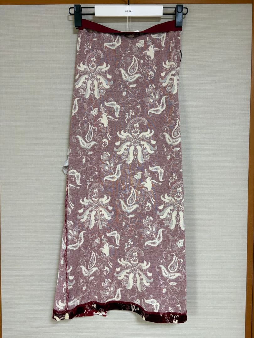 mame 25fw スカート　ベロア