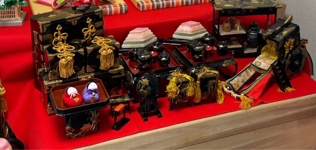 雛道具セット 通産大臣賞受賞作 本金