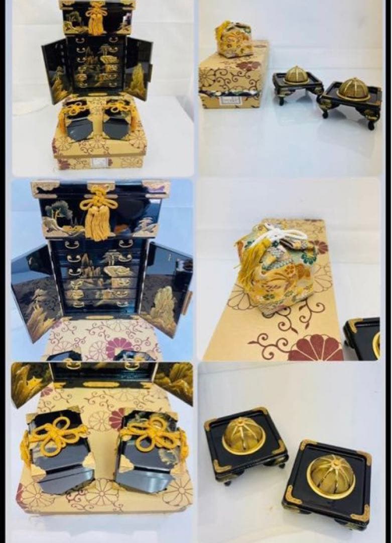 雛道具セット 通産大臣賞受賞作 本金