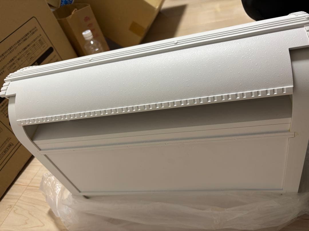 パナソニック　ユーロバック　漆喰ホワイト　アンティーク調　ポスト　お洒落