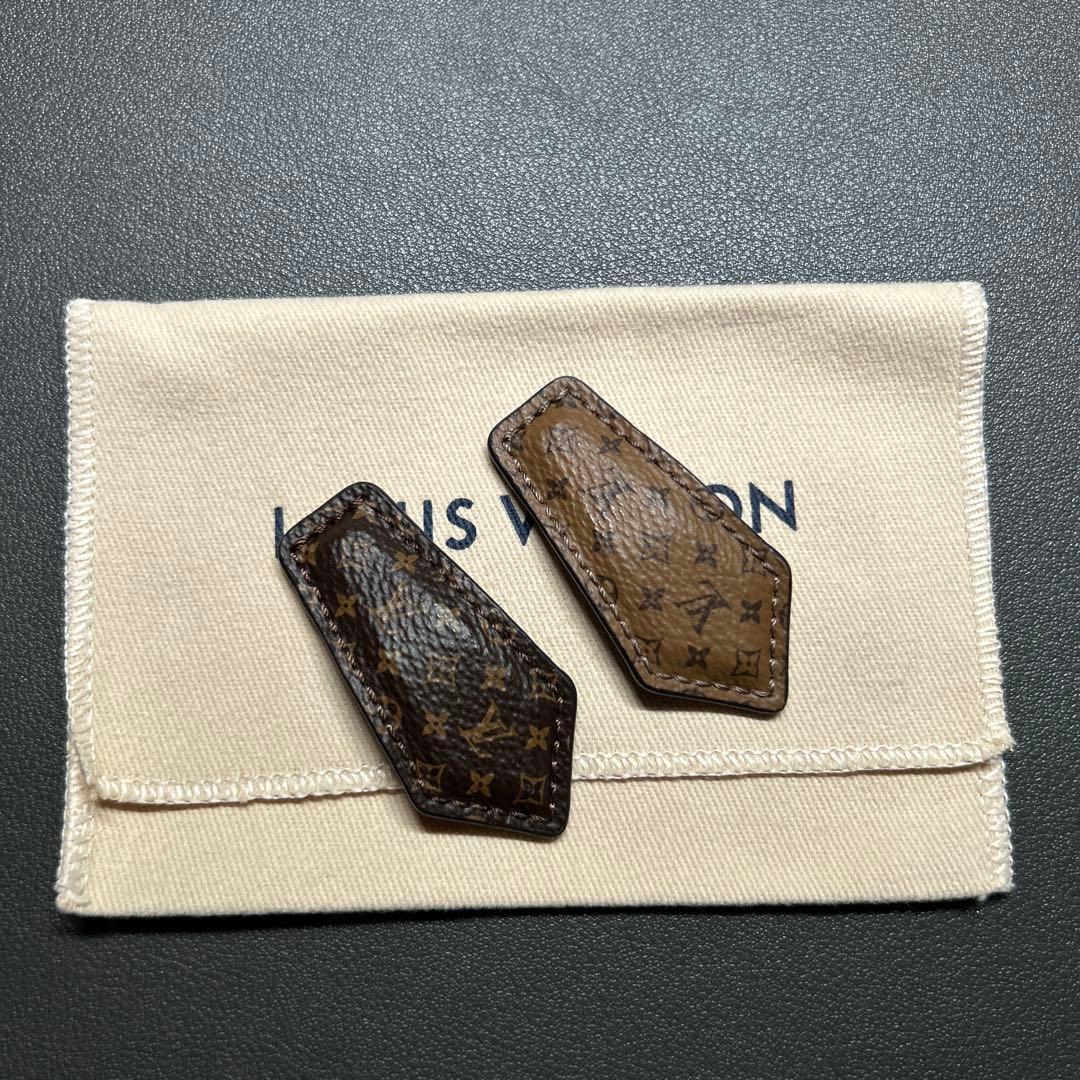 LOUIS VUITTON ヘアピン モノグラムレザー