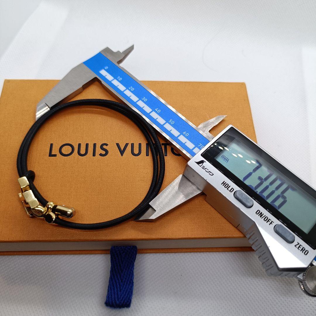 極美品✨️保存箱袋　ヴィトン　ブレスレット　ゴールド　20cm以下　M