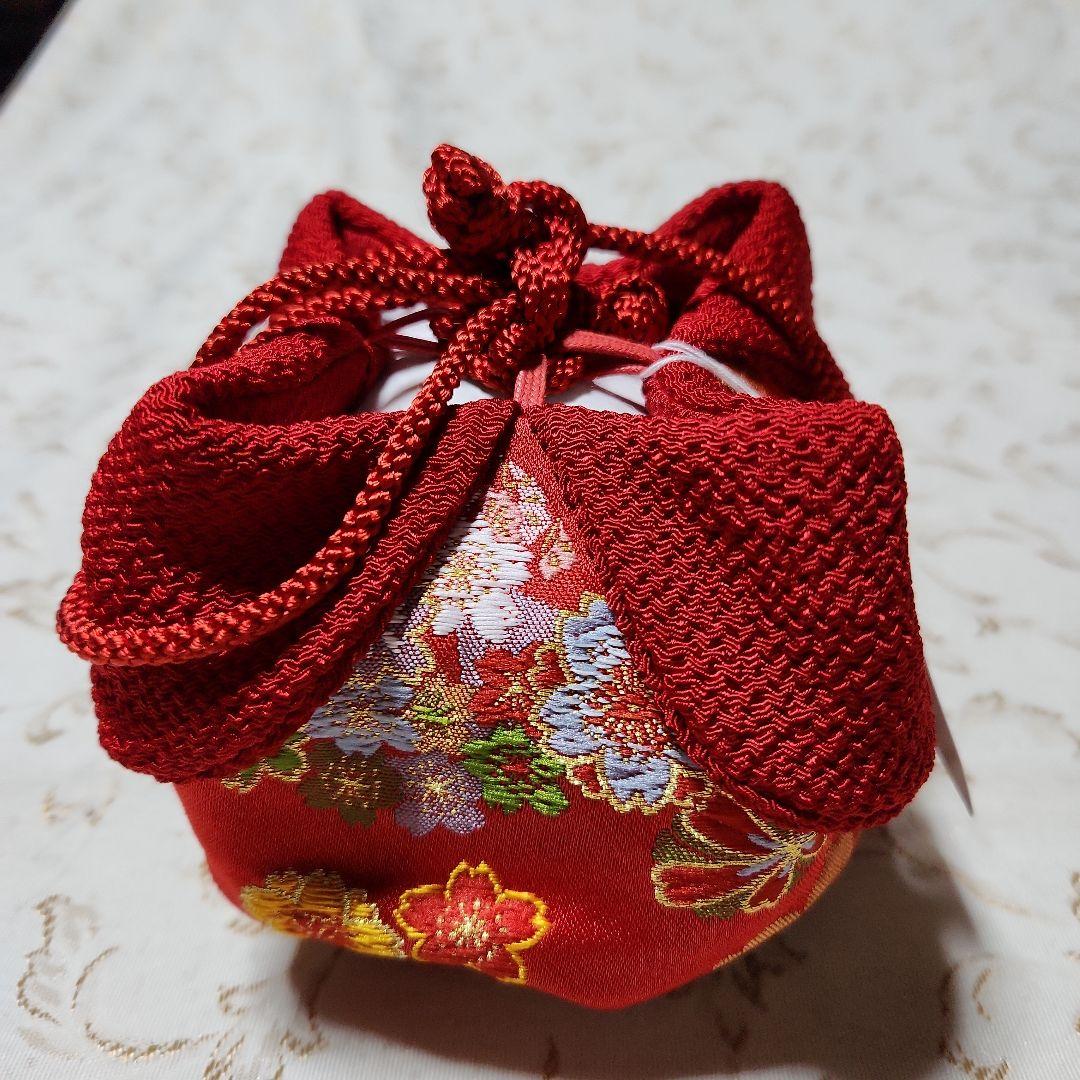 #697 ( 未使用品) 七五三  お正月  草履と巾着  18cm