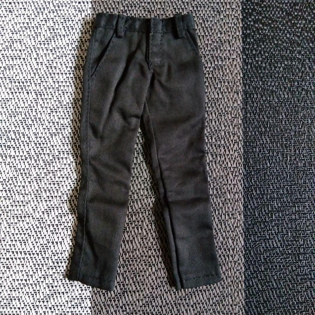 ジェニーボーイフレンド リカちゃんパパに 黒いコートのセット スーツ